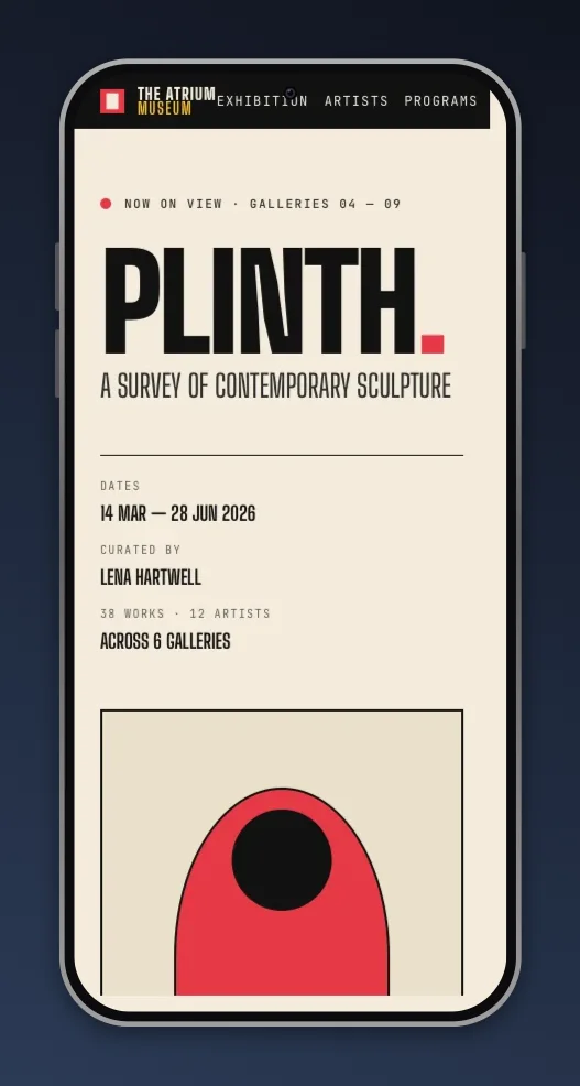 A mobile capture in a phone frame on a dusk gradient, made in 2D Compose