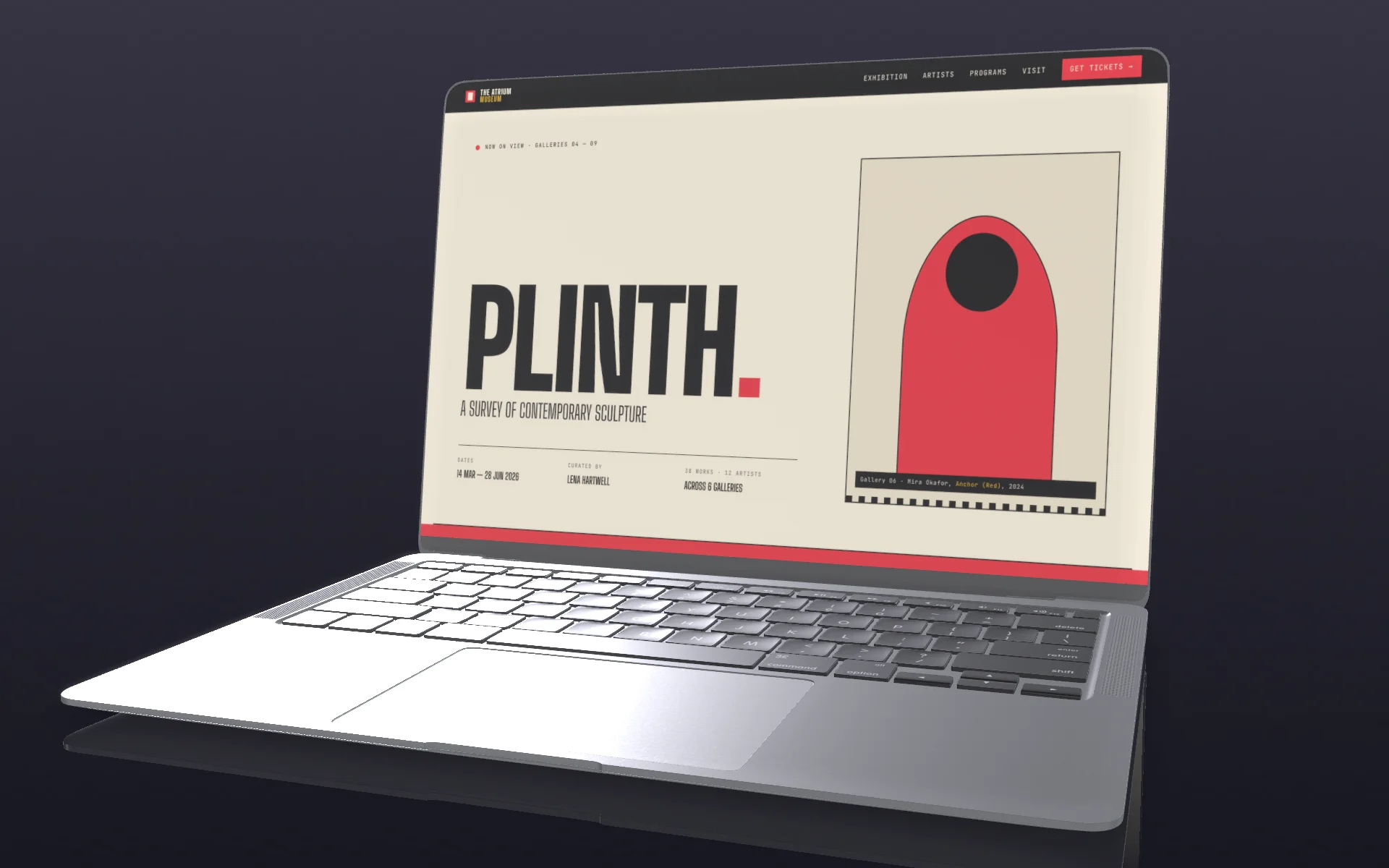 The capture staged on a photorealistic 3D laptop, unedited Plures export